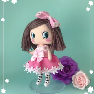 アタオ(ATAO)のイーマリー　白い花のドレスセット(ぬいぐるみ)