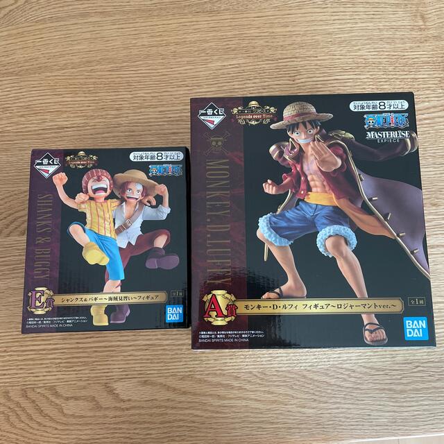 ONE PIECE 一番くじA賞ルフィ、E賞シャンクス&バギー