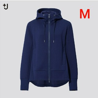 ユニクロ(UNIQLO)のユニクロ　ドライスウェットフルジップパーカー　M(パーカー)