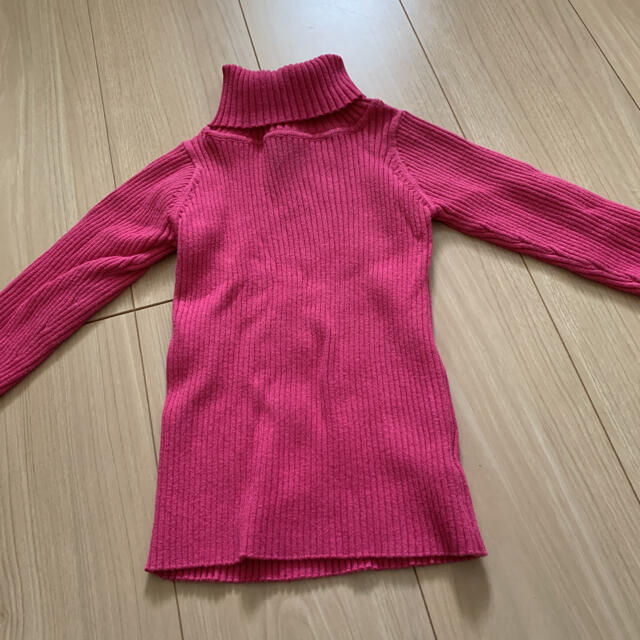 Branshes(ブランシェス)のハイネックニット 100cm キッズ/ベビー/マタニティのキッズ服女の子用(90cm~)(ニット)の商品写真