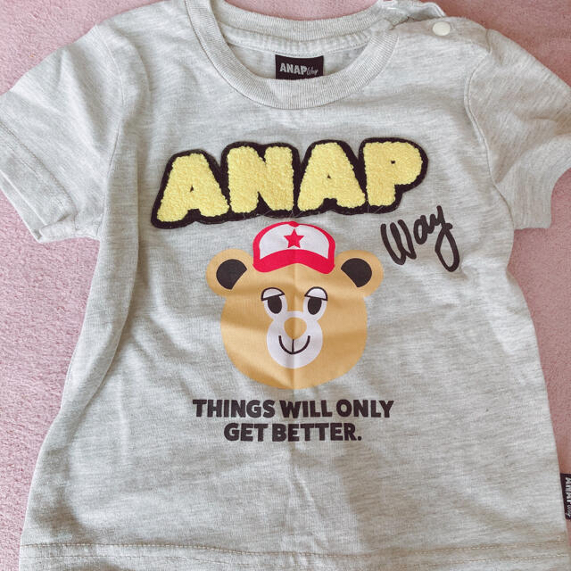 ANAP(アナップ)のTシャツ　トップス　ANAP アナップ　90cm キッズ/ベビー/マタニティのキッズ服男の子用(90cm~)(Tシャツ/カットソー)の商品写真