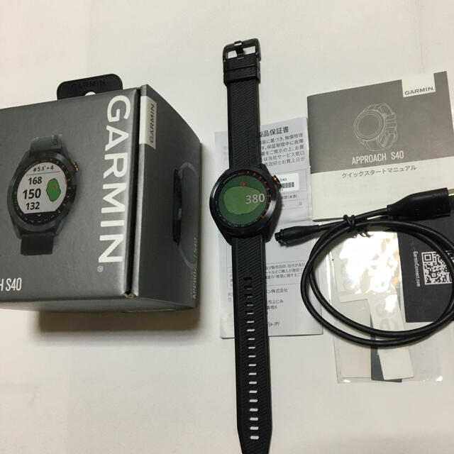 GARMIN(ガーミン)の美品 GARMIN ガーミン ゴルフナビ GPS Approach S40 スポーツ/アウトドアのゴルフ(その他)の商品写真