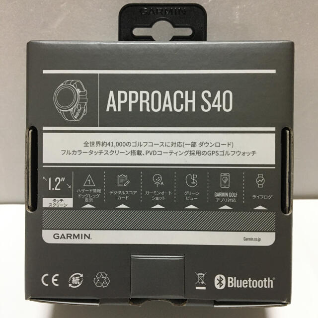 GARMIN(ガーミン)の美品 GARMIN ガーミン ゴルフナビ GPS Approach S40 スポーツ/アウトドアのゴルフ(その他)の商品写真