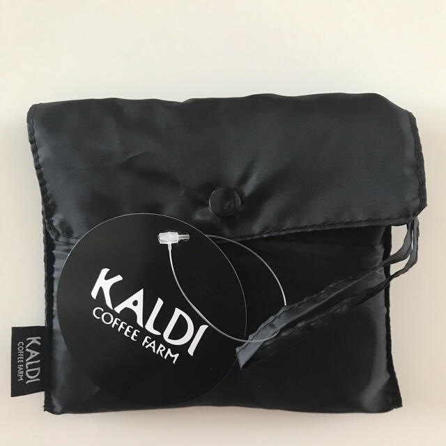 KALDI(カルディ)のカルディ　エコバッグ　黒　ブラック メンズのバッグ(エコバッグ)の商品写真