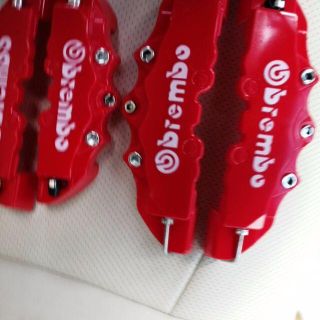 キャリパーカバー前後左右4個セット ブレンボ風 brembo その2(汎用パーツ)