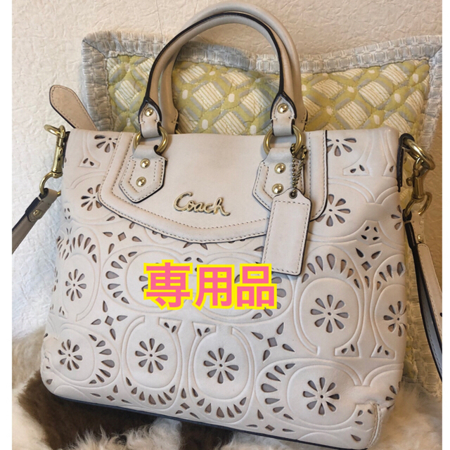 COACH　花柄2wayショルダーバック