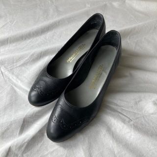 ロキエ(Lochie)のレザーパンプス/vintage/24〜24.5㎝(ハイヒール/パンプス)