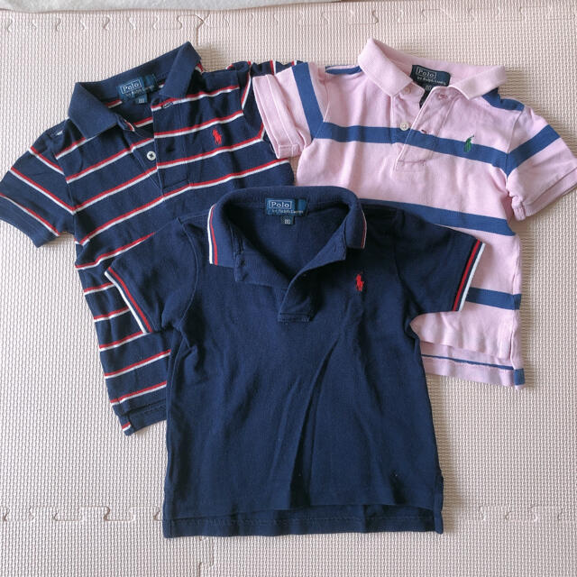 POLO RALPH LAUREN(ポロラルフローレン)のラルフローレン　ポロシャツ　3枚セット キッズ/ベビー/マタニティのベビー服(~85cm)(シャツ/カットソー)の商品写真