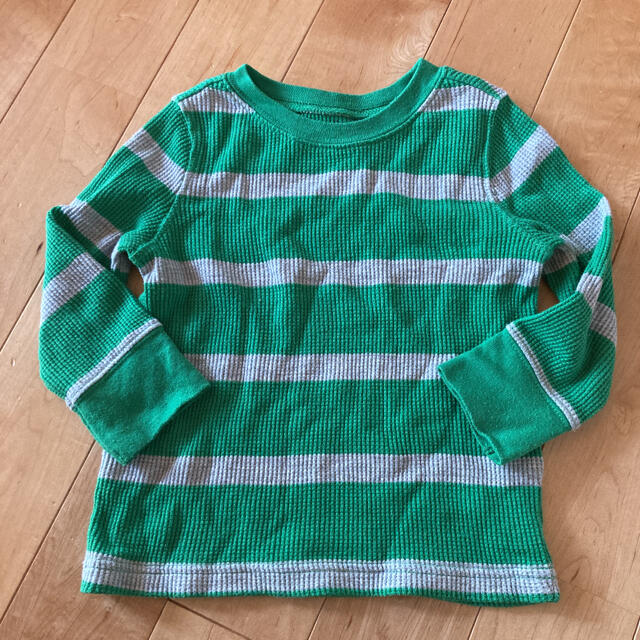 babyGAP(ベビーギャップ)のチェックシャツ　2着セット キッズ/ベビー/マタニティのキッズ服男の子用(90cm~)(Tシャツ/カットソー)の商品写真