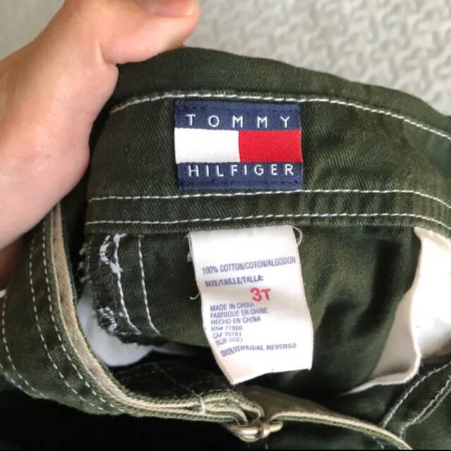 TOMMY HILFIGER(トミーヒルフィガー)のトミーヒルフィガー　サロペット デニム オーバーオール　３T キッズ/ベビー/マタニティのキッズ服男の子用(90cm~)(パンツ/スパッツ)の商品写真