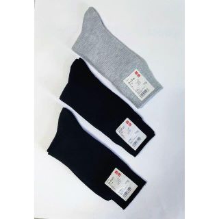 ユニクロ(UNIQLO)のユニクロ　UNIQLO　メンズソックス　3足セット　新品・未使用(ソックス)