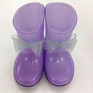 ○【未使用】リボンが可愛い♪　長靴　13cm　★02YE04081397(長靴/レインシューズ)