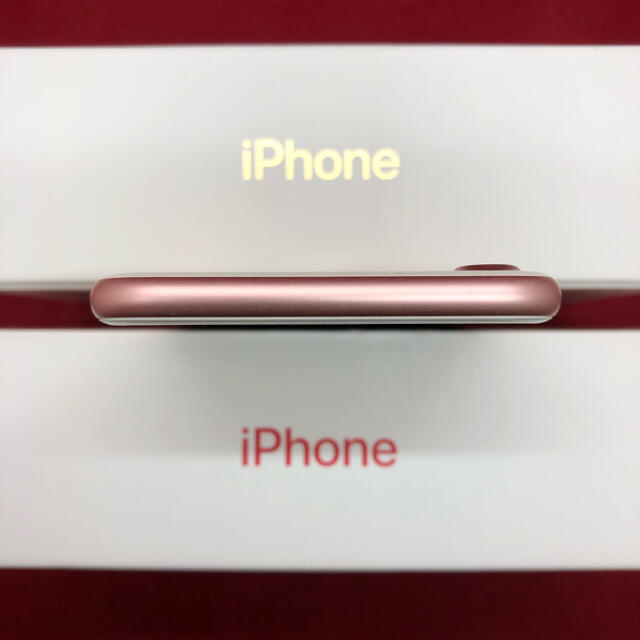 iphoneSIMフリー iPhone7 128GB ローズゴールド 未使用近い