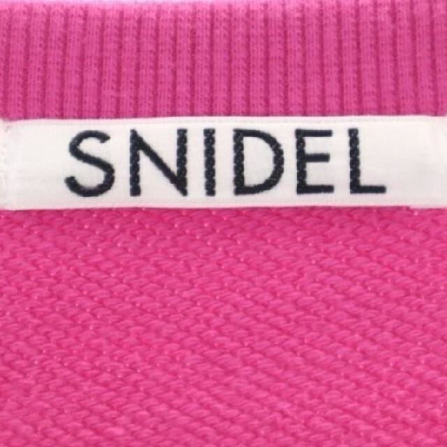 SNIDEL(スナイデル)のスナイデル　SNIDEL　ピンク　スウェット　トレーナー レディースのトップス(トレーナー/スウェット)の商品写真