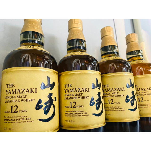オンラインショップ サントリー - 山崎12年4本セット! ウイスキー
