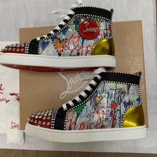 クリスチャンルブタン(Christian Louboutin)の新品　クリスチャンルブタン　スパンコールハイカットスニーカー　36(スニーカー)