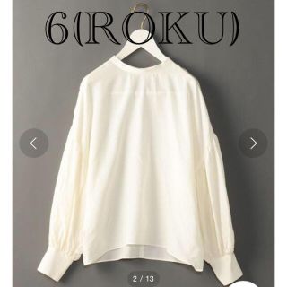 ビューティアンドユースユナイテッドアローズ(BEAUTY&YOUTH UNITED ARROWS)の【6(ROKU)】GATHER SLEEVE BLOUSE/ﾌﾞﾗｳｽ(シャツ/ブラウス(長袖/七分))