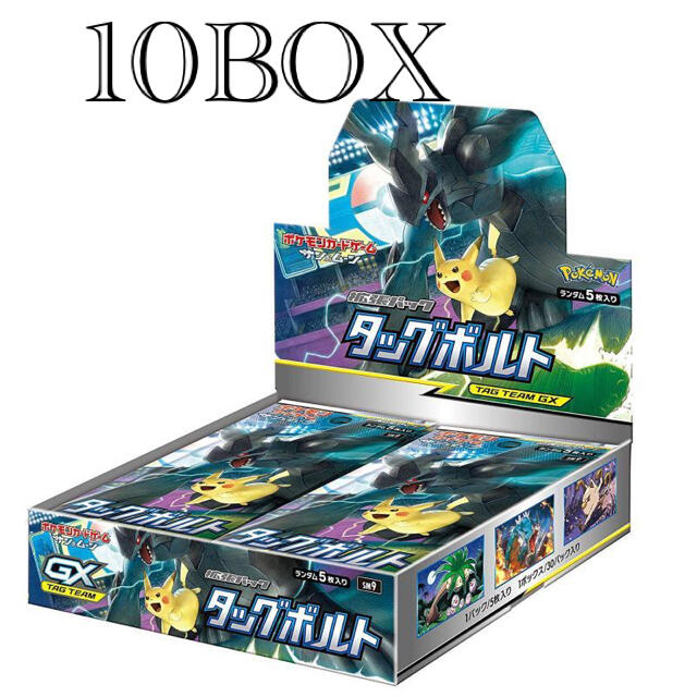 【新品未開封シュリンク付】 ポケモンカード タッグボルト 10BOXエンタメ/ホビー