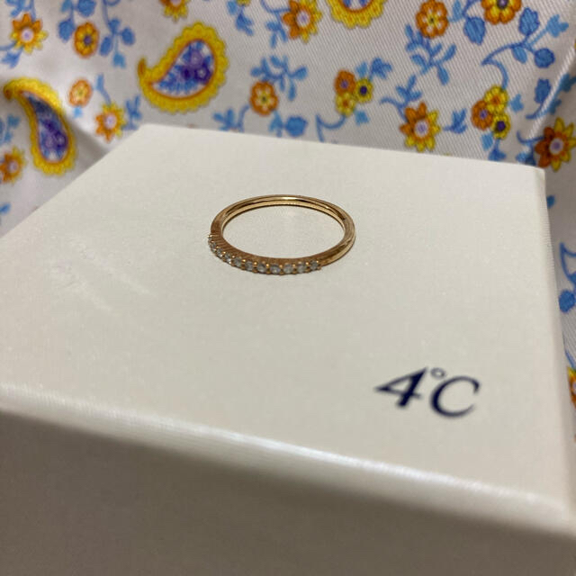 4℃(ヨンドシー)の4℃  ゴールド　リング　11号 レディースのアクセサリー(リング(指輪))の商品写真