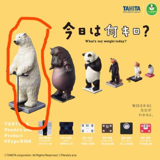 タカラトミー(Takara Tomy)のくれは様専用　今日は何キロ？　シロクマ　ガチャ(その他)