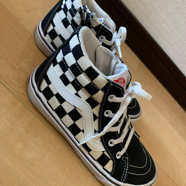 VANS(ヴァンズ)のvans ハイカット21センチ キッズ/ベビー/マタニティのベビー靴/シューズ(~14cm)(スニーカー)の商品写真