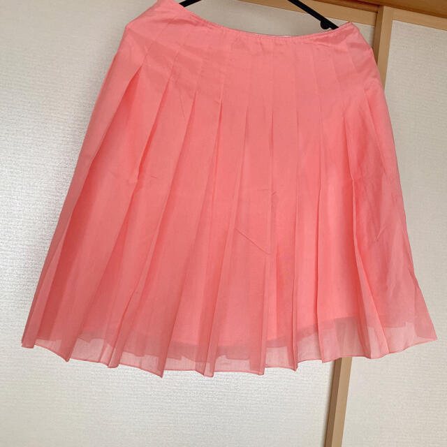 PROPORTION(プロポーション)のプリーツ スカート  ピンク　新品 レディースのスカート(ひざ丈スカート)の商品写真