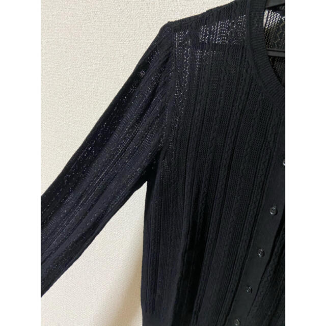 Theory 18ss レース編みカーディガン 2