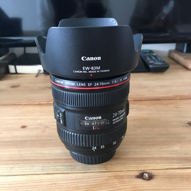 CANON EF24-70 F4.0 IS Lレンズ　美品 1