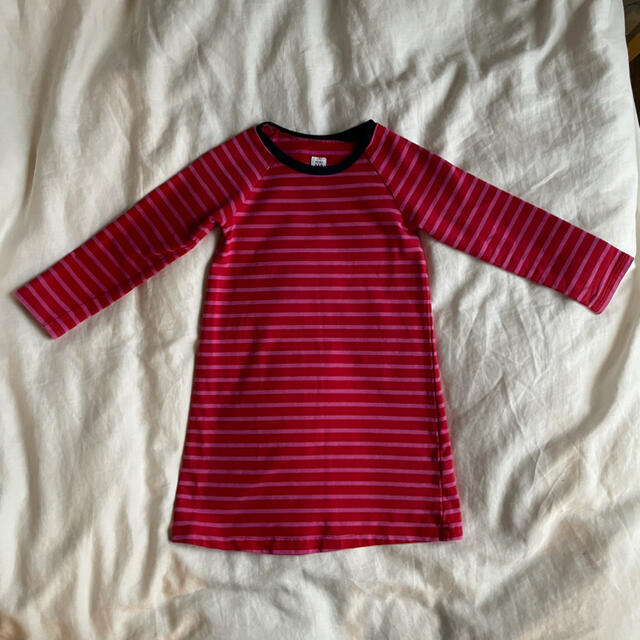 GAP Kids(ギャップキッズ)のギャップ　キッズ　ボーダーワンピース キッズ/ベビー/マタニティのキッズ服女の子用(90cm~)(ワンピース)の商品写真