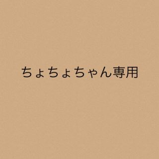 ちょちょちゃん専用★3点