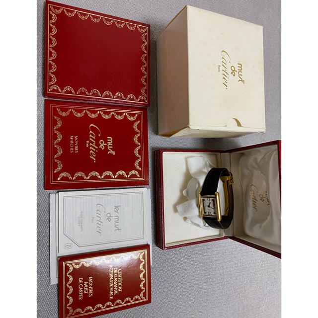 【超特価】 Cartier - カルティエ マストタンク ヴェルメイユ 5057001 CARTIER 腕時計
