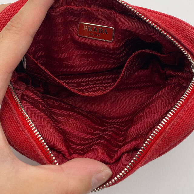 PRADA - プラダ PRADA カナパ ミニ 2WAY トート バッグ グロメット