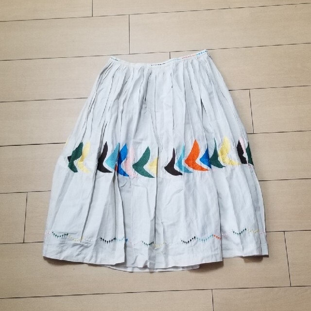 ミナペルホネン ランドリー bird スカート 36 特価商品