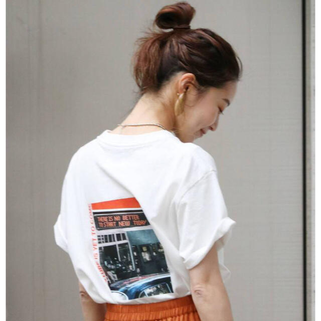 Ungrid(アングリッド)のungrid カラーフォトTシャツ レディースのトップス(Tシャツ(半袖/袖なし))の商品写真