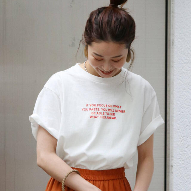 Ungrid(アングリッド)のungrid カラーフォトTシャツ レディースのトップス(Tシャツ(半袖/袖なし))の商品写真