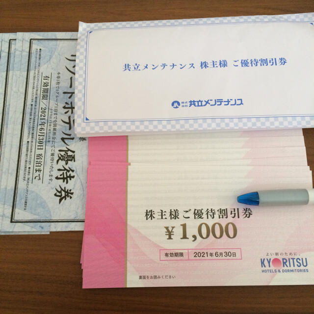 共立メンテナンス 株主優待 9000円分