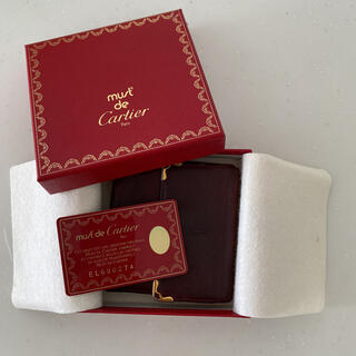 カルティエ(Cartier)のカルティエ2つ折財布☆マストライン(財布)