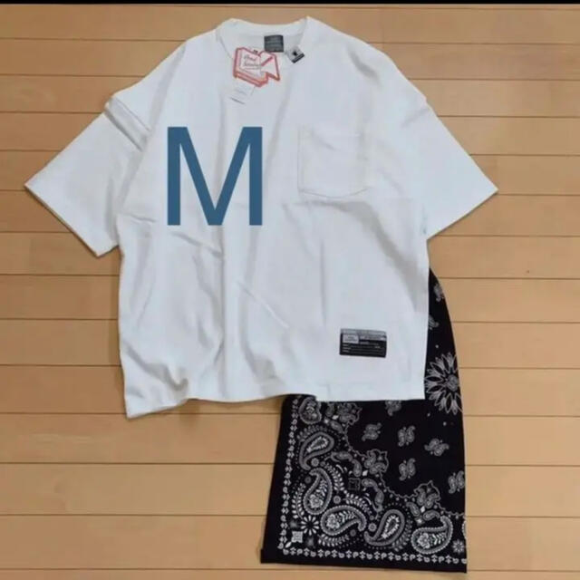 GU(ジーユー)のGU☆ミハラヤスヒロ☆新品☆フハクコンビネーションT☆ホワイト☆Mサイズ メンズのトップス(Tシャツ/カットソー(半袖/袖なし))の商品写真