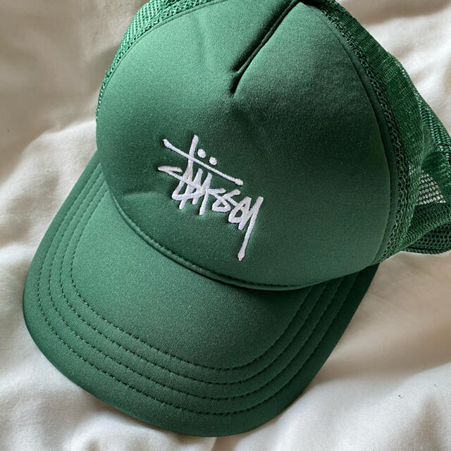 STUSSY - stussy キャップ グリーンの通販 by goldenboy｜ステューシー 