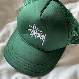 ステューシー(STUSSY)のstussy キャップ グリーン(キャップ)