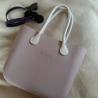 O-bag オーバッグ　イタリア　中布袋･取換え手提げ･縁ファーセット(トートバッグ)