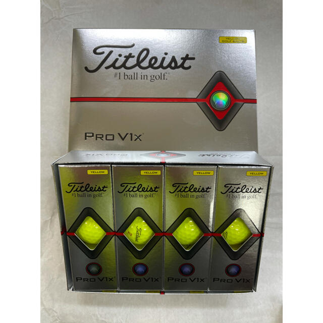 titleist golf boll タイトリスト　ゴルフボーイエローカラー