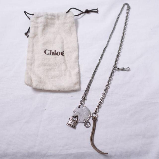 Chloe(クロエ)の■Chloe　 鍵モチーフネックレス　シルバー　レディース レディースのアクセサリー(ネックレス)の商品写真