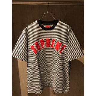 シュプリーム(Supreme)の名作 Supreme Arc Applique S/S Top 極美品(Tシャツ/カットソー(半袖/袖なし))