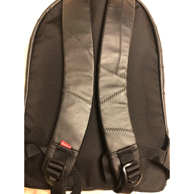 最安 Supreme Patchwork Leather Backpack 2