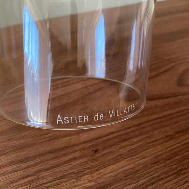 H.P.FRANCE(アッシュペーフランス)のAstier de Villatte  ガラスクロッシェ コスメ/美容のリラクゼーション(キャンドル)の商品写真