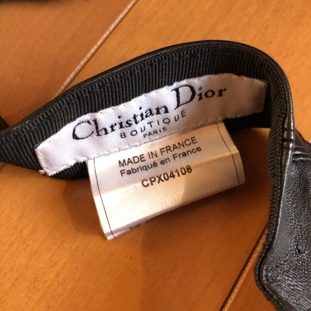 Christian Dior(クリスチャンディオール)の希少！　dior サンバイザー レディースの帽子(その他)の商品写真