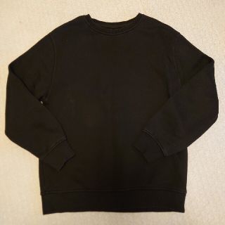 ザラ(ZARA)のZARA 164cm 黒の裏起毛トレーナー(Tシャツ/カットソー)