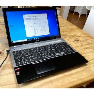 エイサー(Acer)のACER １５インチノートPC　ＡＭＤ４コアCPU　office　Blu-ray(ノートPC)