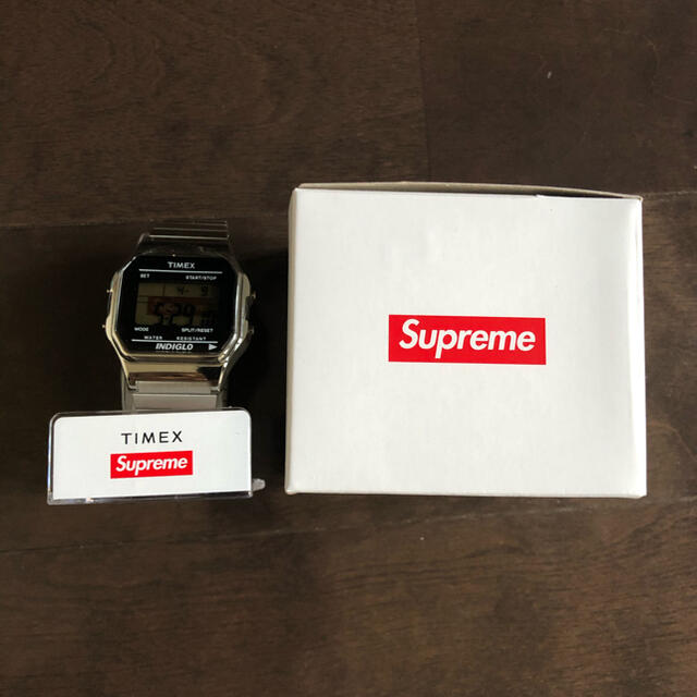 supreme Timex Digital Watch Silver